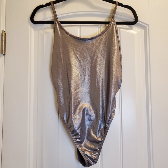 COACHELLA METALLIC BODYSUIT - Picture 1 of 3
